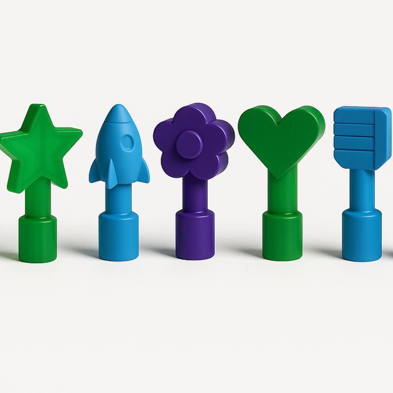 Caches-aiguilles lot de 6